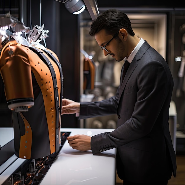 Robotic Tailor Creating Custom Clothing