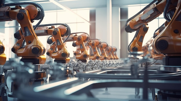 Robotics and automation in manufacturing AI generated