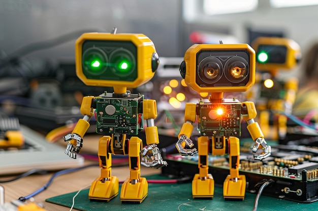 Photo robotics in electronics testing
