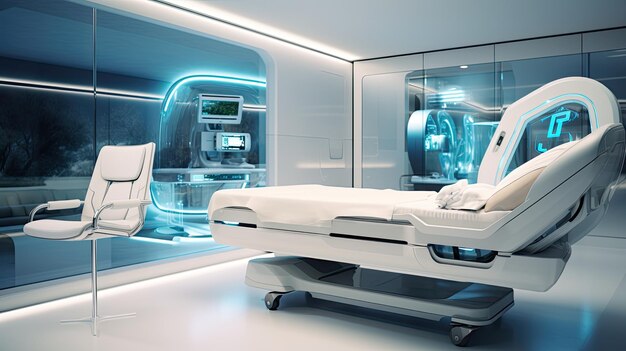 Робототехника будущего медицинского фона