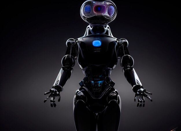 Robots Futuristische interpretatie Toekomst 2025 Illustratie