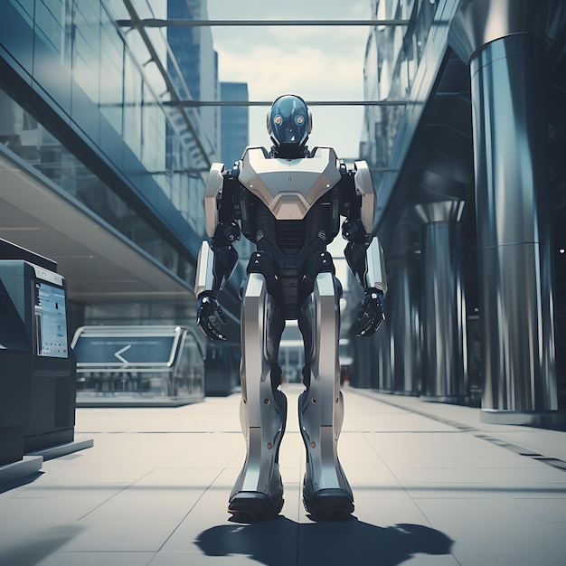 Robots in futuristische rijken