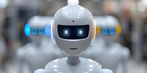 หุ่นยนต์ใช้อัลกอริธึมขั้นสูงเพื่อเพิ่มประสิทธิภาพการจัดสรรทรัพยากรและเพิ่มประสิทธิภาพในการดำเนินงาน แนวคิด หุ่นยนต์ อัลกอริธึมขั้นสูง การจัดสรรทรัพยากร ประสิทธิภาพในการดำเนินงาน เทคโนโลยี