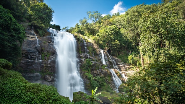 Rock Cliff Waterfall