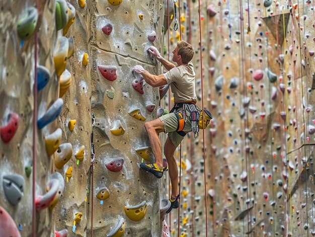 Rock climbing gym ascends adventure in business of indoor sports