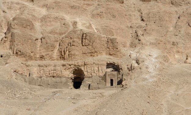 rock cut tombs in Egypt