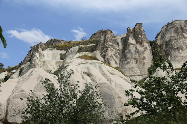 ハトの谷カッパドキアの岩の形成