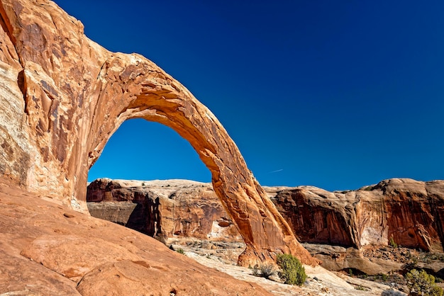 Photo rock formations against clear blue sky