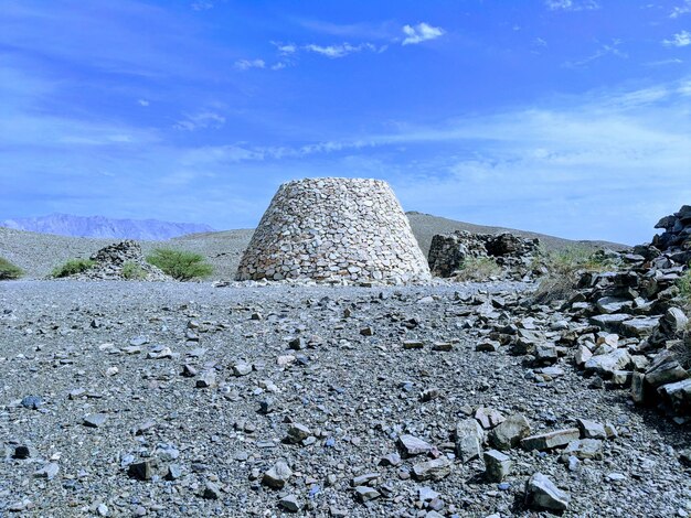 Rock formations against sky