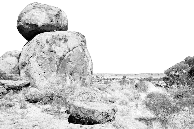 Foto formazioni rocciose contro il cielo