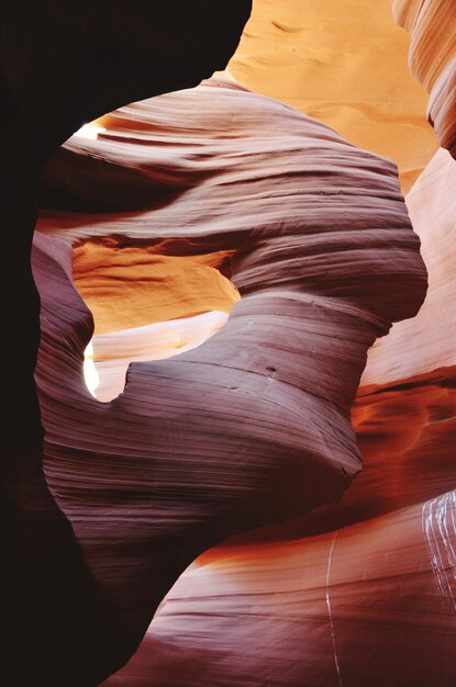 Foto formazioni rocciose nel canyon delle antilopi