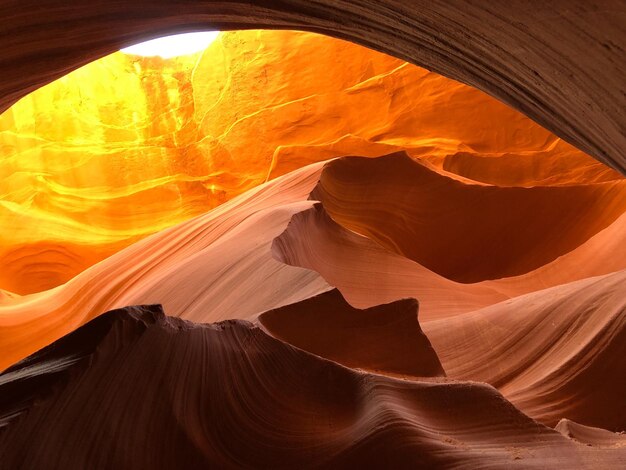 Rock formations in canyon