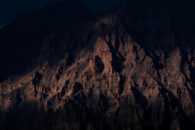 Photo rock formations in cave