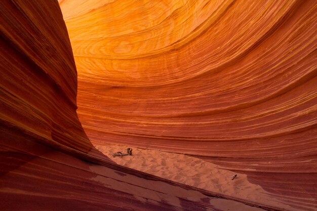 Rock formations in a desert