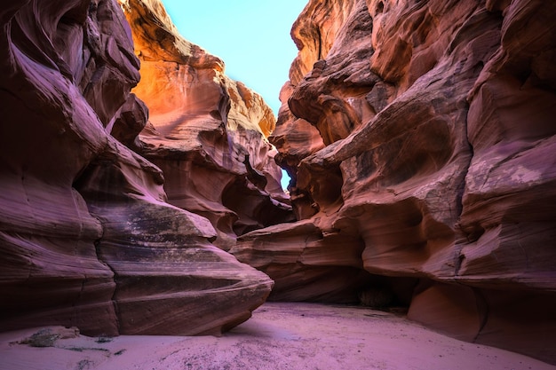 rock formations in desert