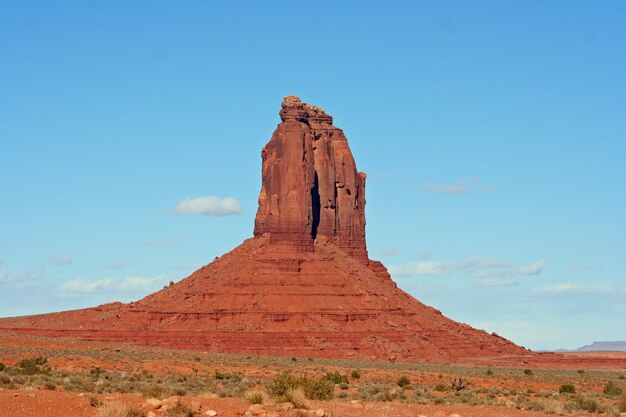 Foto formazioni rocciose in un deserto