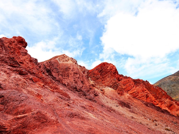 Photo rock formations on landscape against sky