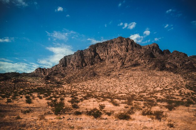 Photo rock formations on landscape against sky