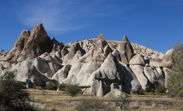 Rock Formations in Love Valley Cappadocia Nevsehir Turkey