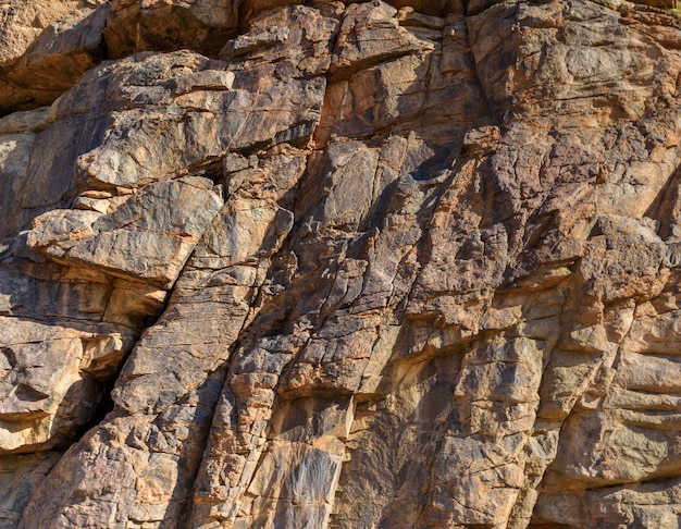 Rock formations in namibia bathed in the early morning light