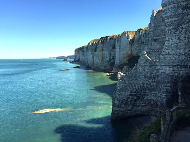 Rock formations at seaside