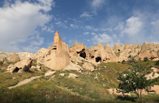 Rock Formations in Zelve Valley Cappadocia