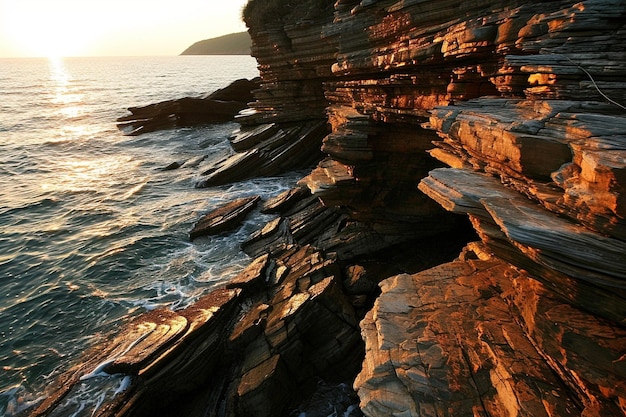 Foto formazione geologica delle rocce