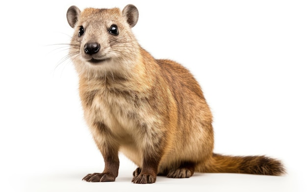 Rock Hyrax Rocky Outcrops Inhabitants Isolated on a Transparent Background PNG