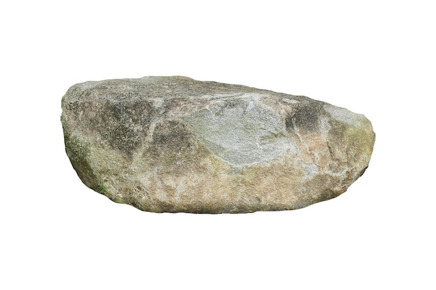 Rock isolated on white background