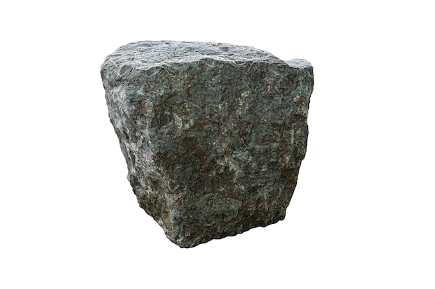 rock isolated on white background