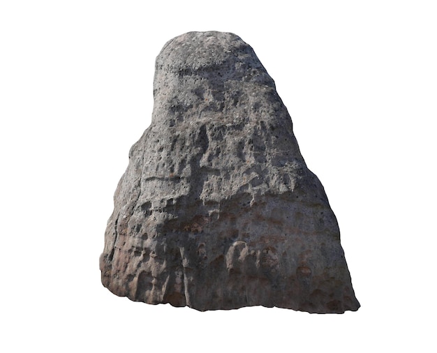 rock isolated on white background