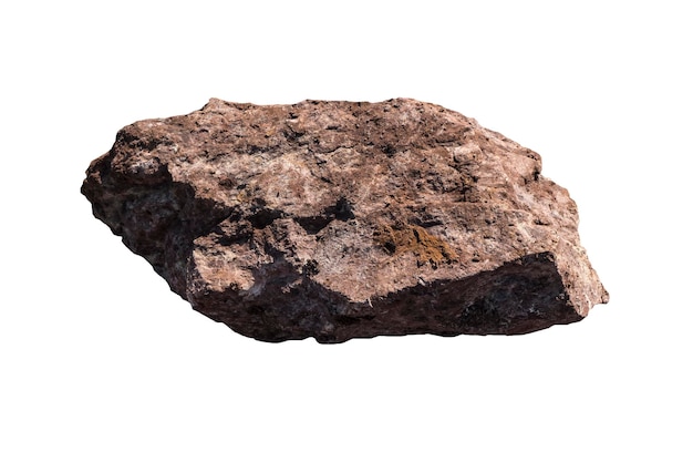 rock isolated on white background