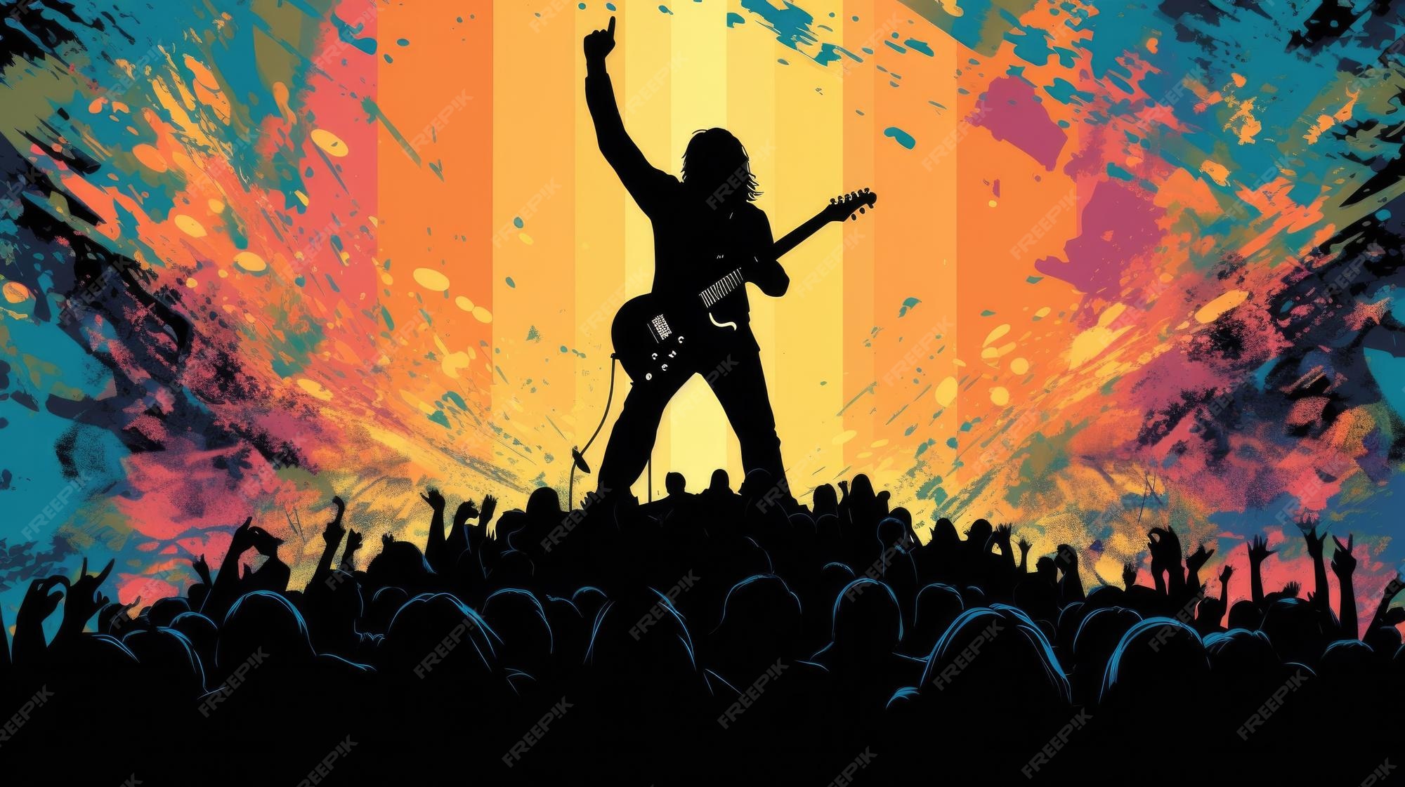 premium-ai-image-rock-music-concert-background-illustration-ai