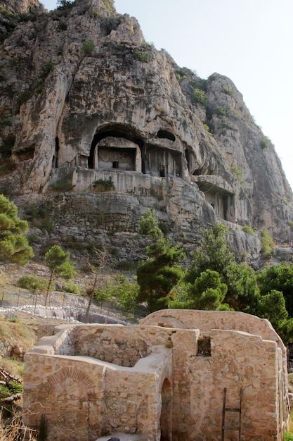 Rock tombs Amasya TURKEY