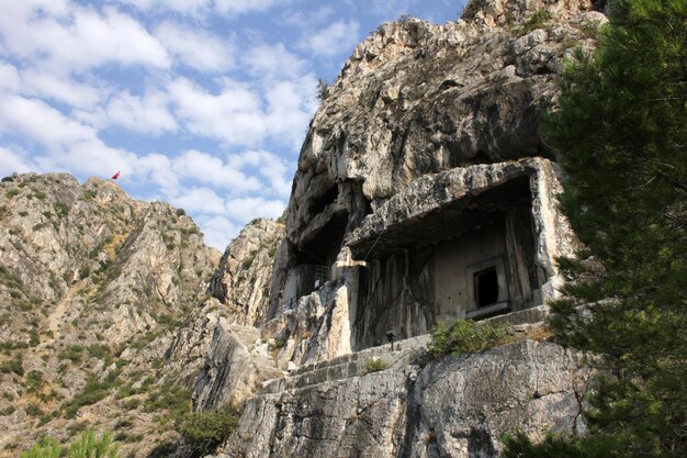 Rock tombs Amasya TURKEY