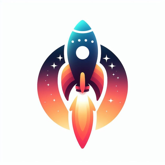 Photo rocket icon
