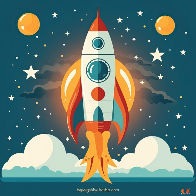 rocket illustration