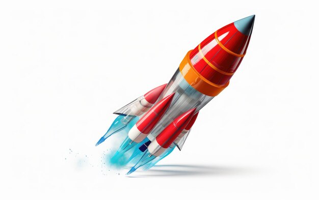 Foto kit rocket su sfondo bianco o png trasparente