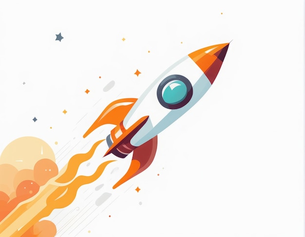 Photo rocket space launch rocket launch launch launch launch launch launch concept vector illustrat