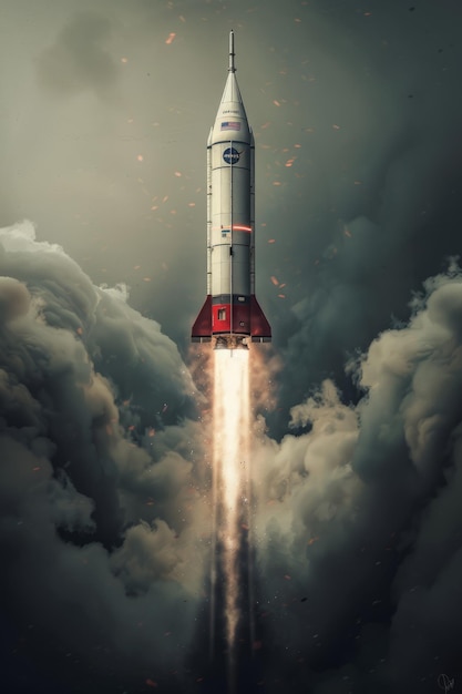 Photo rocket space realistic photography masterpiece illustration ar 23 style raw stylize 250 job id c7eb08f2534a4857a5a6540b853debed