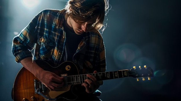 Rockgitarist in de schijnwerpers