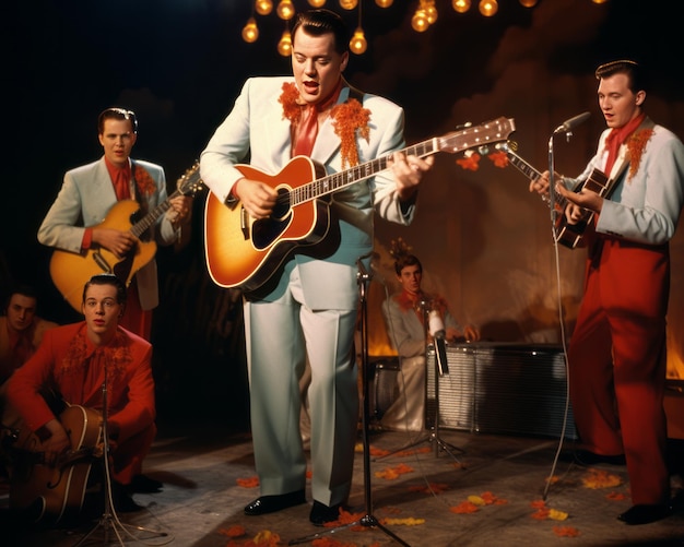 Rockin' the Stage Bill Haley and the Sandpaintings Electrify in 1955