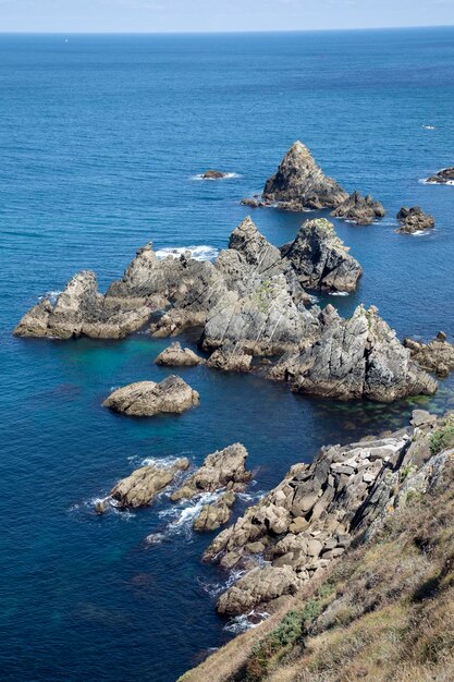 Rocks at Costa Xuncos in Loiba, Galicia, Spain