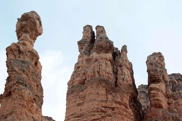 Rocks eroded from wind erosion