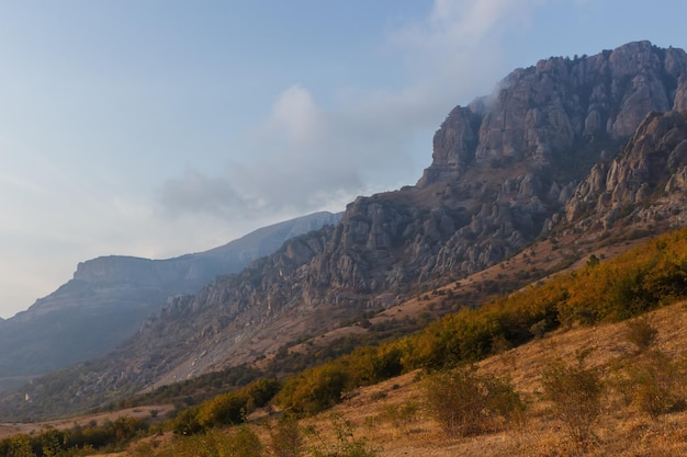 Demerdzhi Crimea 근처의 바위