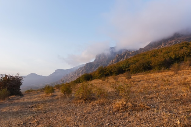 Demerdzhi Crimea 근처의 바위