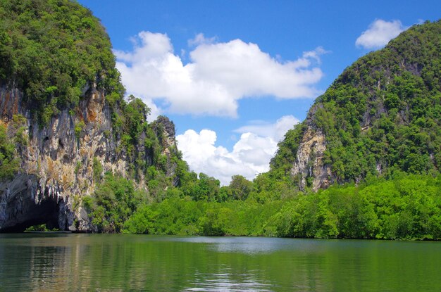 Rocks and sea in Krabi Thsiland