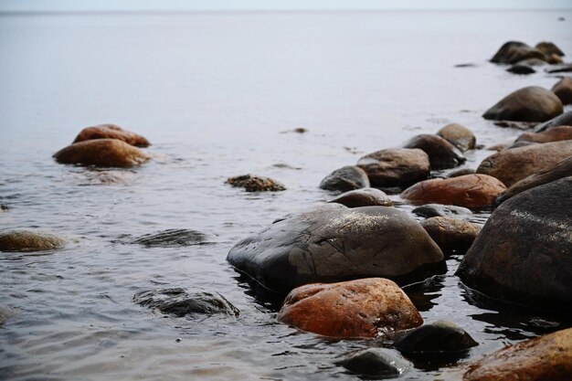 Rocks on sea shore