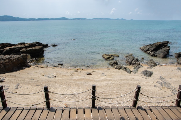 rocks and seashore