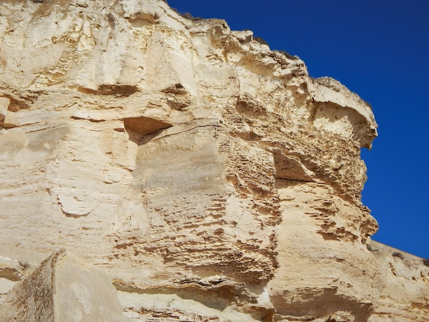 Rocks on the shore of the Caspian Sea